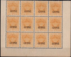 Guiné * 1885 – Coroa. Selos de Cabo Verde com sobrecarga ...