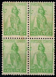 Guiné * 1933 – Ceres. Novo tipo. MF215, 80c, verde-esmeralda, ...