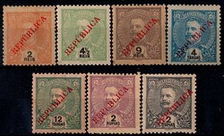 Índia * 1914 – D. Carlos I Mouchon. Selos de 1898 e 1903 com ...