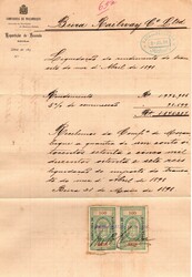 4465: Mosambik Gesellschaft - Stempelmarken