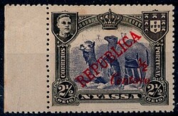Companhia do Niassa * 1921 – D. Manuel II, com “REPUBLICA” ...