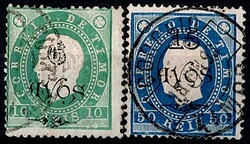 Timor * 1902 – D. Luís I, fita direita, com sobretaxa. MF78a, 6 ...