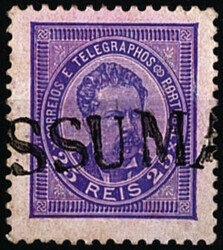 Portugal * Carimbos nominativos. 1884/87 – D. Luís I. De frente. ...