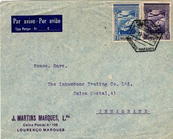 Moçambique * 1938 – Correio aéreo * Império Colonial Português. ...