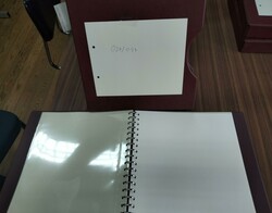 Material filatélico * Álbum Lindner com caixa - modelo 1124-W, de ...