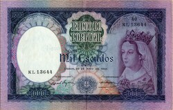 Portugal * Banco de Portugal. D. Filipa de Lencastre, 1.000$00, chapa ...