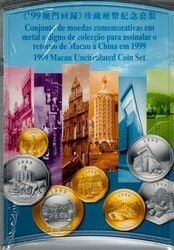 Macau * 1999 – Retorno de Macau à China. Conjunto completo