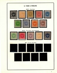S. Tomé e Príncipe * Coleção incompleta desde 1871 até 1974, com ...