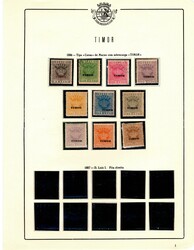 Timor * Coleção incompleta desde 1886 até 1974 com selos novos, ...