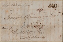 Portugal / Brasil * Correio marítimo. Carta datada do Rio Grande (15 ...