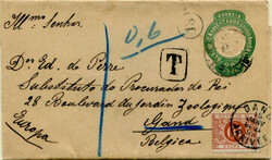 Brasil * 1893 – Liberdade, de perfil à esquerda. Impressão em ...