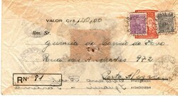 Brasil * 1942/43 – Envelopes registados com valor declarado * ...