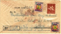 Brasil * 1942/43 – Envelopes registados com valor declarado * ...