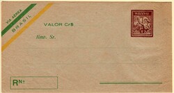 Brasil * 1942/43 – Envelopes registados com valor declarado * ...