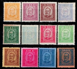 Funchal * 1892/93 – D. Carlos I, tipo Diogo Neto. MF 1/12. Série ...