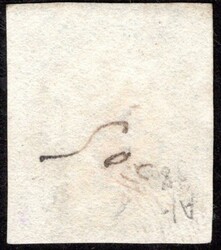 England, Mi. 2, Viktor, 2 d blue, letters DH, black Maltese cross ...