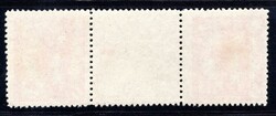 5 Ms, 10 h red, two-stamped straight-line interleaves, darker shade ...