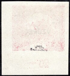 9 VZ, 20 h crimson, overprint VZOREC, corner with counter and plate ...