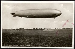 Sieger 104d, contracting state Danzig, zeppelin postcard 1931, ...