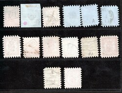 Finland, Mi. 3-4, National Emblem, 5 kop blue and 10 kop red, shades, ...