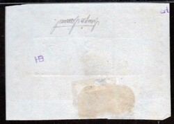 Finland, Mi. 3 A, Z, National emblem, 5 kop blue, in double strip on ...