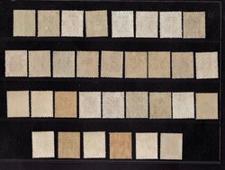 Hong Kong, SG. 140-62, George VI., 1c-10$, some with shades (total 32 ...