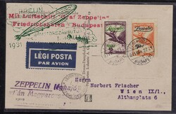 Sieger 102 Bc, contracting state Hungary, postcard Budapest, 1931, ...