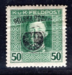 27, 50 h Karel, overprint folder