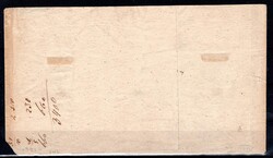 23, complete newspaper strip with newspaper 1.05 Kr stamp ZEITUNGS - ...