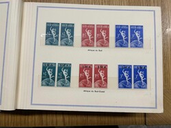 UPU 1949, practically complete collection including miniature sheets ...