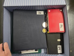 coins, set on sheets in a box, mostly Czechoslovakia and others, from ...