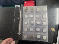 coins, set on sheets in a box, mostly Czechoslovakia and others, from ...