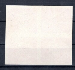 SO 10 NF, blue overprint, imperforated block of 4, light violet 30 h, ...