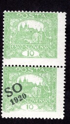 SO 4 C, 10 h HZ 11 3/4, double strip with shifted and omitted ...