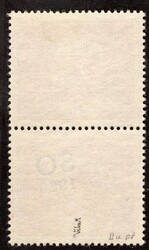 SO 5 A, STp, HZ 13 3/4:13 1/2, vertical double strip with overprint ...