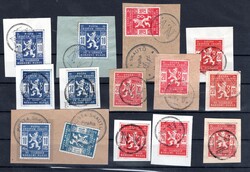 SK 1 - 2, scouts, beautiful set of cut-outs including light blue 10 h ...