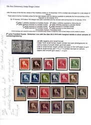 Jan Jáchym, a collection of unaccepted proposals 10 h, Czech lion in ...