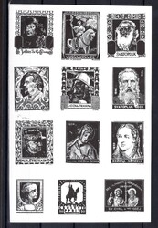 print of unaccepted proposals in black, glossy paper