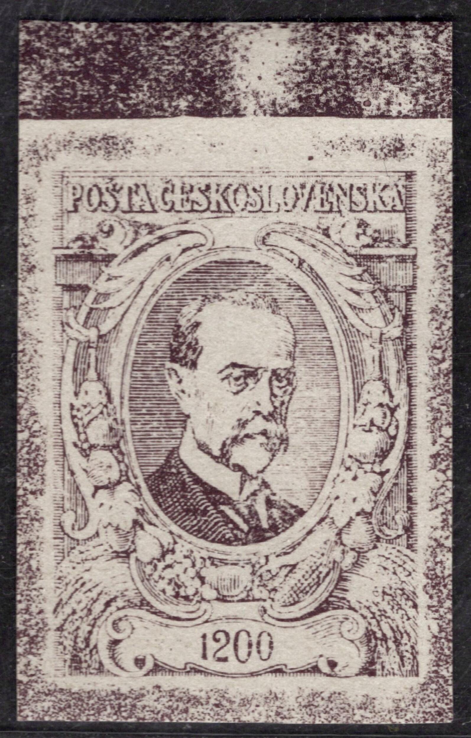 ZT 1200 h, TGM, edge piece with partially unfinished plate in purple