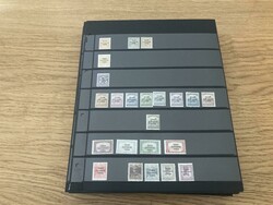 Set of forgeries, marked, for study purposes