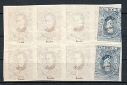 ZT 2000 h, TGM, copperplate engraving, wide zeros, imperforated ...