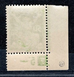 156 A, OR, corner with DČ 7, green 50 h