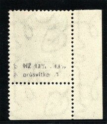 188 A, P1, TGM, neotype, green 50 h, corner piece with DČ 11 III . ...