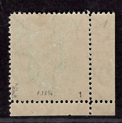 188 B P1, 50 h green, corner piece with Dč 5. I.26.. - tested by Vrba