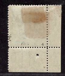 188 B P4, 50 h green, corner piece with Dč 5.I.26 - tested by Vrba