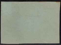 190 A, 1 Kč vertical watermark, only front side of letter, JASOV ...