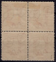 190 B P5, type I, TGM 1 Kč red 4-block