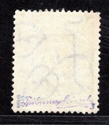 191, P 3, type I, TGM, blue 2 Kč, tested by Hirsch, Tribuna