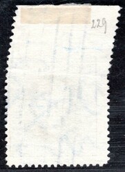195, P 5, type II, TGM, omitted upper perforation, blue 2 Kč, ...