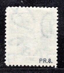 195, P 8, type II, TGM, blue 2 Kč